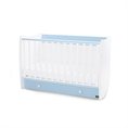 Bed DREAM NEW 60x120 white+baby blue Bed DREAM NEW 60x120 white /swinging function/